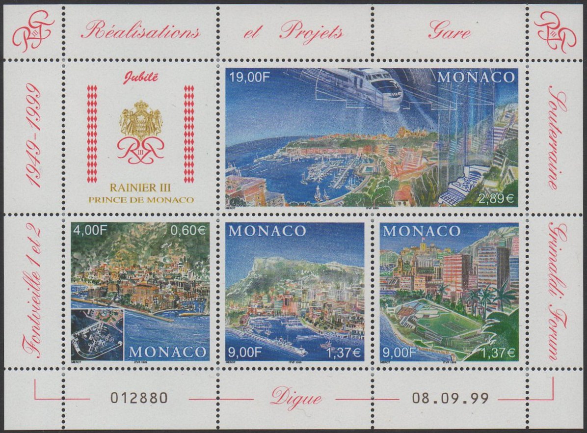 Gare de Monaco-Monte-Carlo à partir de 1999